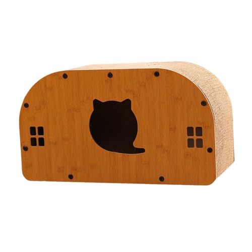 Baoblaze Katzenkratzbett, Katzenkratzbrett, Schleifklauen, Haustierbedarf, stabiles Cartoon-Loungebett, doppellagig, für Hauskatzen, kleine Katzen, l Baoblaze Katzenkratzbett, Katzenkratzbrett, Schleifklauen, Haustierbedarf, stabiles Cartoon-Loungebett, doppellagig, für Hauskatzen, kleine Katzen, l von Baoblaze