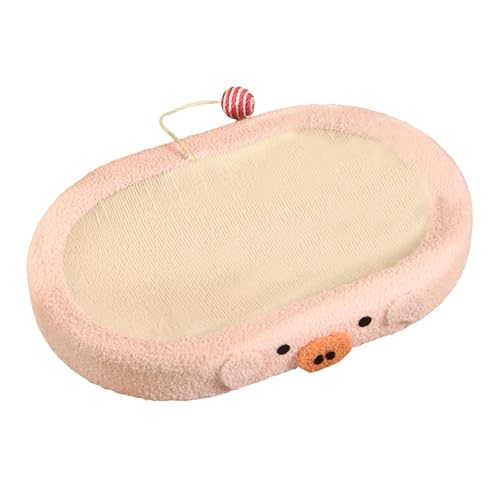 Baoblaze Katzenkratzbrett, Katzen-Loungebett, ovale Schüsselform, Möbelschutz, Haustierzubehör mit Spielball, Kratzpad, Schlafbett Baoblaze Katzenkratzbrett, Katzen-Loungebett, ovale Schüsselform, Möbelschutz, Haustierzubehör mit Spielball, Kratzpad, Schlafbett von Baoblaze