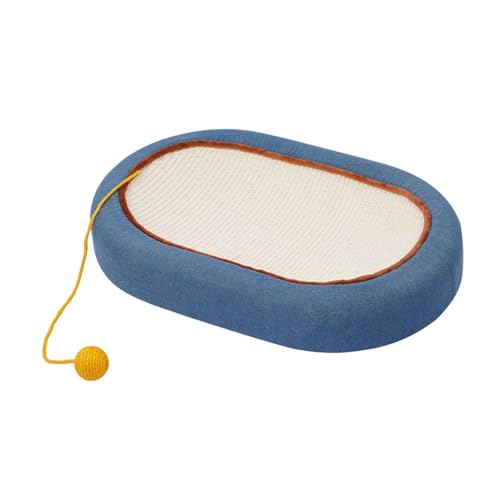 Baoblaze Katzenkratzbrett, Katzenbett, oval, interaktives Spiel, Schleifklaue mit Ball, Katzenkratzpad, Katzenlounge für Haustier, Kätzchen, Katze Baoblaze Katzenkratzbrett, Katzenbett, oval, interaktives Spiel, Schleifklaue mit Ball, Katzenkratzpad, Katzenlounge für Haustier, Kätzchen, Katze von Baoblaze