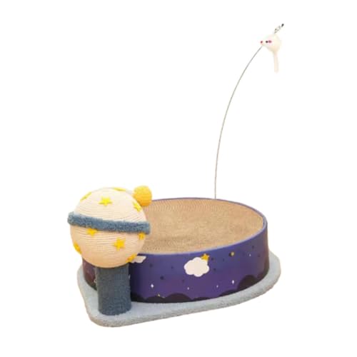 Baoblaze Katzenkratzbrett, interaktives Spielzeug, stabile Sisalseile, gewelltes Kratzbrett, Spielball, Kätzchen-Loungemöbel, Schutz Baoblaze Katzenkratzbrett, interaktives Spielzeug, stabile Sisalseile, gewelltes Kratzbrett, Spielball, Kätzchen-Loungemöbel, Schutz von Baoblaze