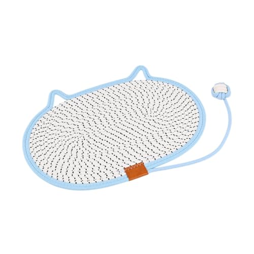 Baoblaze Katzenkratzermatte, Katzenkratzernpadte Teppich Kätzchen Krallen Spielzeug Schleifklauen Interaktive Katzenspielzeug, Möbelschutz für Sofa Home, Blau 60x40 cm Baoblaze Katzenkratzermatte, Katzenkratzernpadte Teppich Kätzchen Krallen Spielzeug Schleifklauen Interaktive Katzenspielzeug, Möbelschutz für Sofa Home, Blau 60x40 cm von Baoblaze