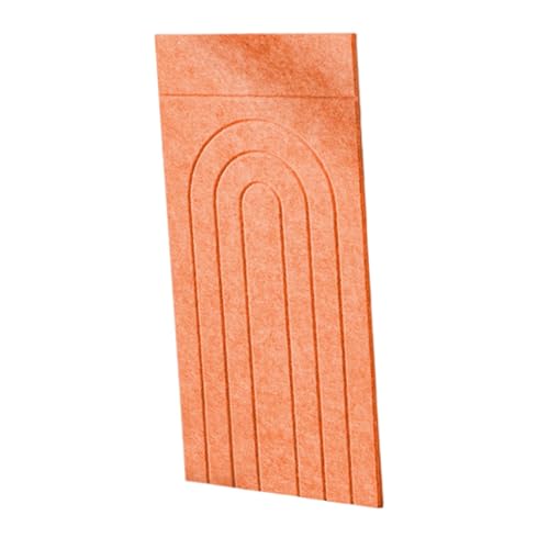 Baoblaze Katzenkratzmatte mit Selbstklebendem Klebeband, zur Wandmontage, verschleißfest, vielseitig einsetzbar, große Schleifkrallen, DIY-Wandkratzer für die, Orange von Baoblaze
