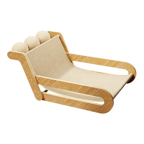 Baoblaze Katzenliegestuhl, Katzenhängematte, Bett zum Ausruhen, bequemes Schlafmöbel, Katzen, erhöhtes Bett, Haustierbett, Hunde, Kleintier, Welpe von Baoblaze
