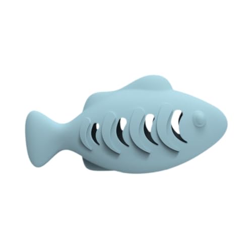 Baoblaze Katzenspielzeug in Form Eines Fisches, Interaktives Kickerspielzeug für Katzen mit Futterfüllung, Blau Baoblaze Katzenspielzeug in Form Eines Fisches, Interaktives Kickerspielzeug für Katzen mit Futterfüllung, Blau von Baoblaze