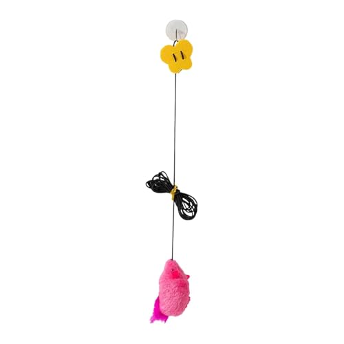 Baoblaze Katzenspielzeug zum Aufhängen an der Tür, interaktives Spielzubehör, Plüschmäuse, weiches Katzenspielzeug aus Plüsch mit Ton für das Trainieren und, Rose Rot Baoblaze Katzenspielzeug zum Aufhängen an der Tür, interaktives Spielzubehör, Plüschmäuse, weiches Katzenspielzeug aus Plüsch mit Ton für das Trainieren und, Rose Rot von Baoblaze