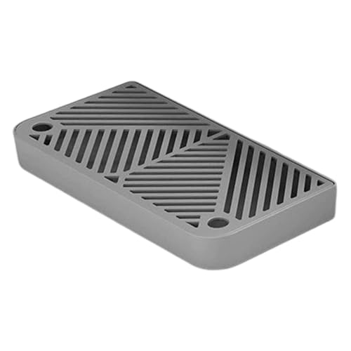 Baoblaze Katzenstreu Matten -Katze Stufen Katzenrampe für Müllbox Anti Slip Cat Müllfänger Brettkühlpolster für Innenkatzen, Grau Baoblaze Katzenstreu Matten -Katze Stufen Katzenrampe für Müllbox Anti Slip Cat Müllfänger Brettkühlpolster für Innenkatzen, Grau von Baoblaze