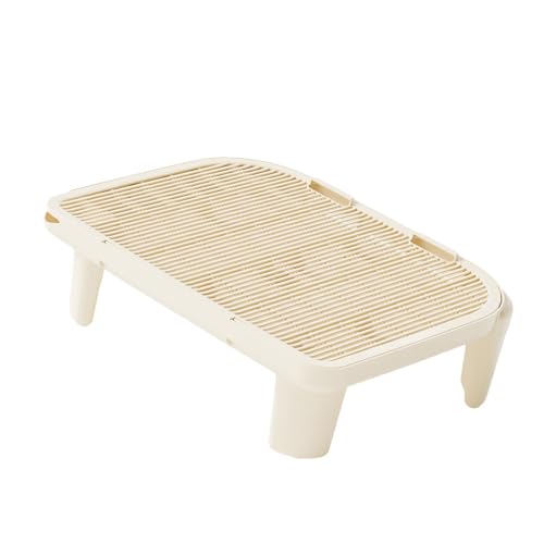 Baoblaze Katzenstreu-Rampe, Katzenstreu-Fangmatte, doppellagiger Katzenstreu-Fänger, Kätzchen-Katzentoilette, für Haustierbedarf, Toilette, Beige von Baoblaze