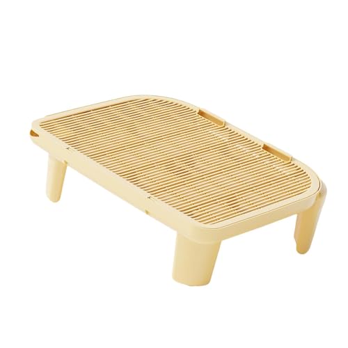 Baoblaze Katzenstreu-Rampe, Katzenstreu-Fangmatte, doppellagiger Katzenstreu-Fänger, Kätzchen-Katzentoilette, für Haustierbedarf, Toilette, Gelb Baoblaze Katzenstreu-Rampe, Katzenstreu-Fangmatte, doppellagiger Katzenstreu-Fänger, Kätzchen-Katzentoilette, für Haustierbedarf, Toilette, Gelb von Baoblaze