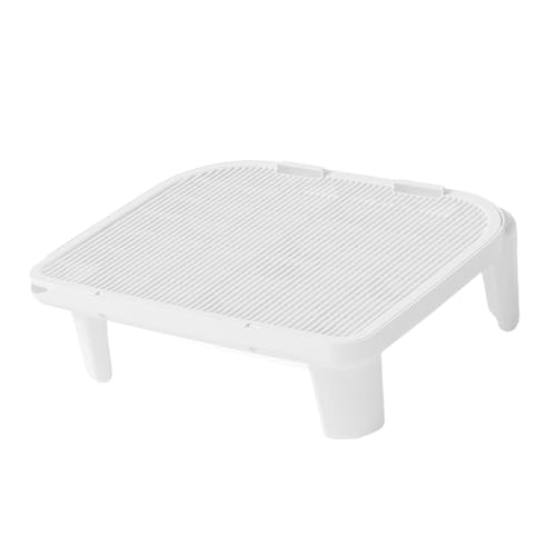 Baoblaze Katzenstreu-Rampe, Katzenstreu-Fangmatte, doppellagiger Katzenstreu-Fänger, Kätzchen-Katzentoilette, für Haustierbedarf, Toilette, Weiß Baoblaze Katzenstreu-Rampe, Katzenstreu-Fangmatte, doppellagiger Katzenstreu-Fänger, Kätzchen-Katzentoilette, für Haustierbedarf, Toilette, Weiß von Baoblaze