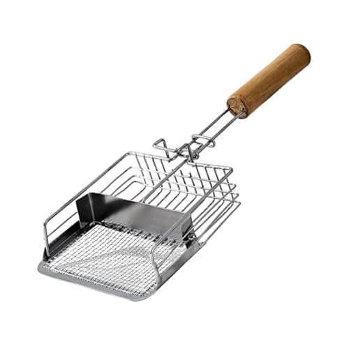 Baoblaze Katzenstreuschaufel, Metallschaufel, tragbares Reinigungswerkzeug für Haustiere, Sieb, Bettpfanne für Haustiere, schnelles Sieb, für Kätzchen, Welpen, Holzgriff Baoblaze Katzenstreuschaufel, Metallschaufel, tragbares Reinigungswerkzeug für Haustiere, Sieb, Bettpfanne für Haustiere, schnelles Sieb, für Kätzchen, Welpen, Holzgriff von Baoblaze