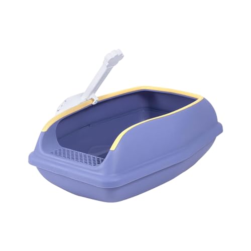 Baoblaze Katzentoilette, Katzentoilette, spritzwassergeschützt, halbgeschlossene Katzentoilette, leicht zu reinigende Toilette für alle Arten von, L Violett Baoblaze Katzentoilette, Katzentoilette, spritzwassergeschützt, halbgeschlossene Katzentoilette, leicht zu reinigende Toilette für alle Arten von, L Violett von Baoblaze