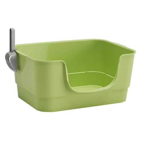 Baoblaze Katzentoilette, Oben offen, Haustiertoilette, leicht zu reinigen, langlebig, Katzensandkasten, tragbarer Katzenstreubehälter, Katzentoilette mit, Grün Baoblaze Katzentoilette, Oben offen, Haustiertoilette, leicht zu reinigen, langlebig, Katzensandkasten, tragbarer Katzenstreubehälter, Katzentoilette mit, Grün von Baoblaze