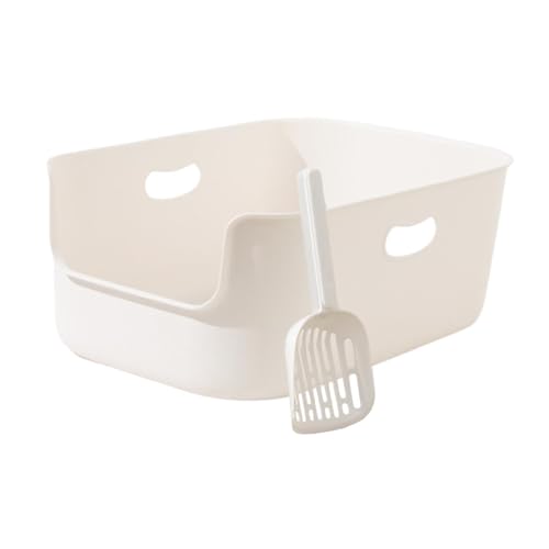 Baoblaze Katzentoilette mit offener Oberseite, spritzwassergeschützt, leicht zu reinigen, Tierbedarf, Katzentoilette mit hohen Seitenwänden, für kleine und, L Baoblaze Katzentoilette mit offener Oberseite, spritzwassergeschützt, leicht zu reinigen, Tierbedarf, Katzentoilette mit hohen Seitenwänden, für kleine und, L von Baoblaze
