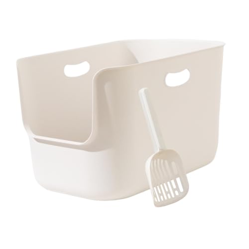 Baoblaze Katzentoilette mit offener Oberseite, spritzwassergeschützt, leicht zu reinigen, Tierbedarf, Katzentoilette mit hohen Seitenwänden, für kleine und, XL Baoblaze Katzentoilette mit offener Oberseite, spritzwassergeschützt, leicht zu reinigen, Tierbedarf, Katzentoilette mit hohen Seitenwänden, für kleine und, XL von Baoblaze