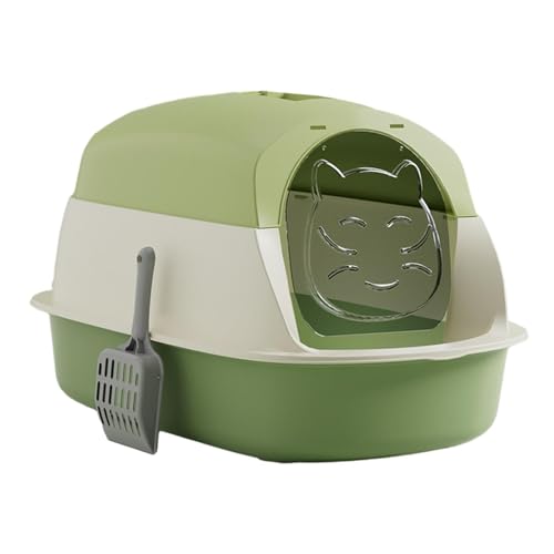 Baoblaze Katzentoiletten mit Kapuze und Deckel, Kätzchentöpfchen, vollständig geschlossene Katzentoilette, Heimtierbedarf, abnehmbare, tragbare, Grün Baoblaze Katzentoiletten mit Kapuze und Deckel, Kätzchentöpfchen, vollständig geschlossene Katzentoilette, Heimtierbedarf, abnehmbare, tragbare, Grün von Baoblaze
