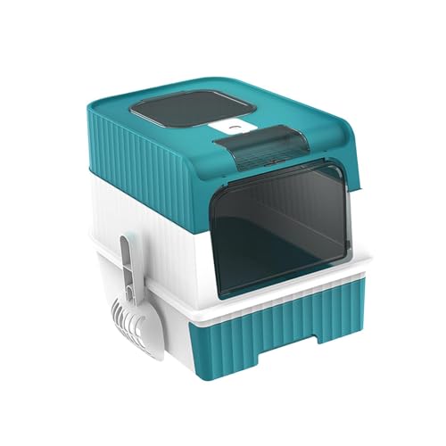 Baoblaze Katzentoiletten mit Kapuze und Katzentoilette, herausnehmbare Sichtschutz-Haustierbedarf, leicht zugängliche, tragbare, geschlossene Haustiertoiletten, Blau Baoblaze Katzentoiletten mit Kapuze und Katzentoilette, herausnehmbare Sichtschutz-Haustierbedarf, leicht zugängliche, tragbare, geschlossene Haustiertoiletten, Blau von Baoblaze