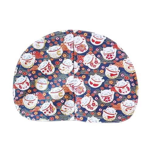 Baoblaze Katzentoilettenvorhang, Katzentoilettentürvorhang, halbkreisförmige, staubdichte Katzentoilettentürklappe, Glückliche Rote Katze Baoblaze Katzentoilettenvorhang, Katzentoilettentürvorhang, halbkreisförmige, staubdichte Katzentoilettentürklappe, Glückliche Rote Katze von Baoblaze