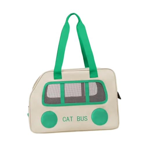 Baoblaze Katzenträger -Tasche Haustier Reise Packtasche weiche Multi -Use -Welpen -Trägertasche tragbare Handtasche für kleine Tier im Freien kleine Hund, Weiß von Baoblaze