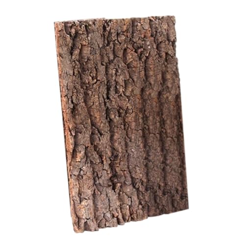 Baoblaze Korkfliesen Hintergrund, Natürliche Reptilien-Klettermatte, Korkfliesen Hintergrund, Cork Bark Backdrop Reptile Climbing Mat für Spinne, Gecko, Eidechse, Chamäleon, 20cmx30cm von Baoblaze