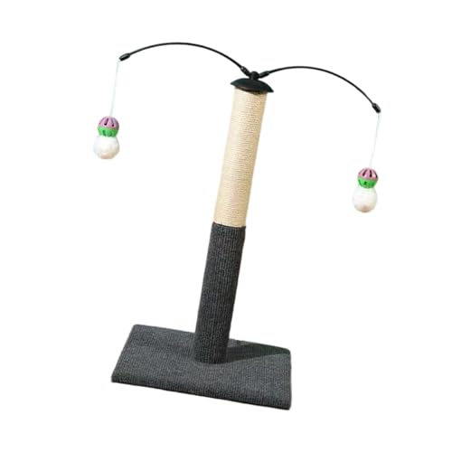 Baoblaze Kratzbaum für Katzen, Katzenspielzeug, er Turm für Katzen im Haus, Tierbedarf, Stabiler Kratzbaum mit 2 baumelnden Bällen, Dunkelgrau Baoblaze Kratzbaum für Katzen, Katzenspielzeug, er Turm für Katzen im Haus, Tierbedarf, Stabiler Kratzbaum mit 2 baumelnden Bällen, Dunkelgrau von Baoblaze