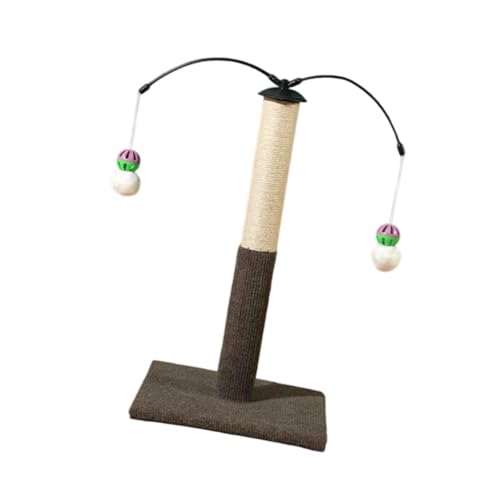 Baoblaze Kratzbaum für Katzen, Katzenspielzeug, er Turm für Katzen im Haus, Tierbedarf, Stabiler Kratzbaum mit 2 baumelnden Bällen, Kaffee Baoblaze Kratzbaum für Katzen, Katzenspielzeug, er Turm für Katzen im Haus, Tierbedarf, Stabiler Kratzbaum mit 2 baumelnden Bällen, Kaffee von Baoblaze