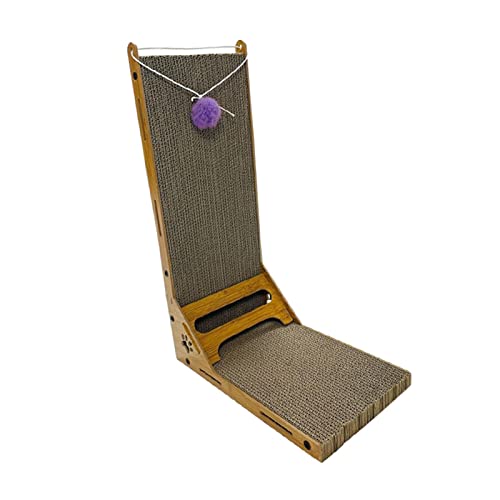Baoblaze Kratzbaum für Katzen, Kratzbaum, Lounge-Kratzspielzeug, Haustierkissen, gewelltes Kratzbett, Katzenkratzer für e, mittelgroße, große Katzen und, 62,3 x 40 x 24 cm Kugel von Baoblaze