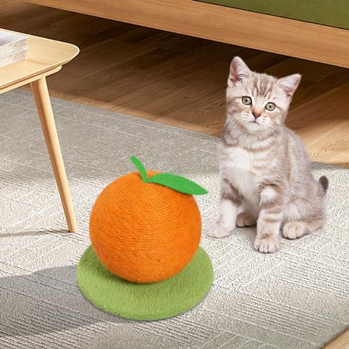 Baoblaze Kratzspielzeug, Kratzbaum für Katzen im Innenbereich, für große Katzen und Kätzchen, Krallenschleifen, Übungstraining, Kratzbaum aus Sisal, Orange Baoblaze Kratzspielzeug, Kratzbaum für Katzen im Innenbereich, für große Katzen und Kätzchen, Krallenschleifen, Übungstraining, Kratzbaum aus Sisal, Orange von Baoblaze