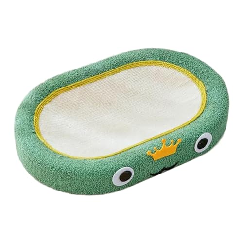 Baoblaze Kratzunterlage für Katzen im Innenbereich, Katzenkratzer, Loungebett, langlebig, rutschfest, Katzenlounge zum Schlafen, Frosch Baoblaze Kratzunterlage für Katzen im Innenbereich, Katzenkratzer, Loungebett, langlebig, rutschfest, Katzenlounge zum Schlafen, Frosch von Baoblaze