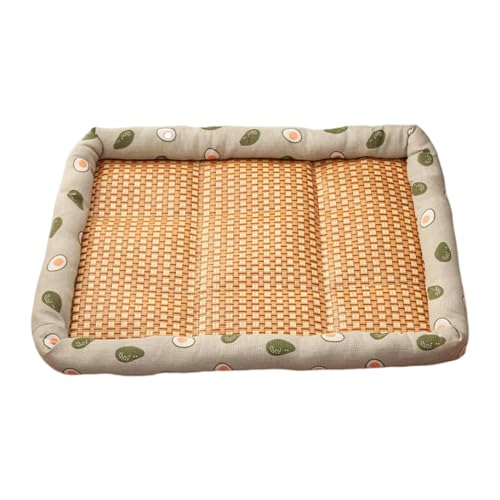 Baoblaze Kühlmatte für Haustiere, Kühlpad, tragbares Kissen, Schlafbett, wasserdichte Beschläge, waschbar, Rattan, Stoff, Haustierunterlage, Kühlmatte für, Grün Baoblaze Kühlmatte für Haustiere, Kühlpad, tragbares Kissen, Schlafbett, wasserdichte Beschläge, waschbar, Rattan, Stoff, Haustierunterlage, Kühlmatte für, Grün von Baoblaze