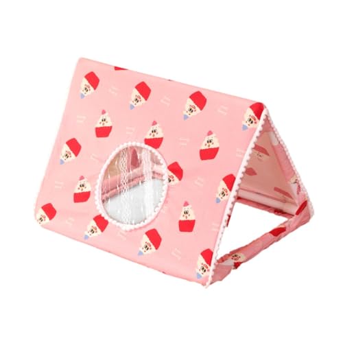 Baoblaze Meerschweinchen-Versteck, Kaninchen-Versteck, waschbar, weiches Haustier-Zelt, Tunnel, Meerschweinchen-Bett zum Ausruhen, Spielen, Hamster, Frettchen, Tunnel mit Kissen von Baoblaze