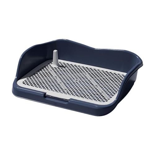Baoblaze Mesh Grids Haustier-Trainingstoilette, Hundetoilette, Bequeme Indoor-Hundetöpfchen-Trainingspolster für Welpen, kleine und mittelgroße Hunde, Katzen, Marine Baoblaze Mesh Grids Haustier-Trainingstoilette, Hundetoilette, Bequeme Indoor-Hundetöpfchen-Trainingspolster für Welpen, kleine und mittelgroße Hunde, Katzen, Marine von Baoblaze