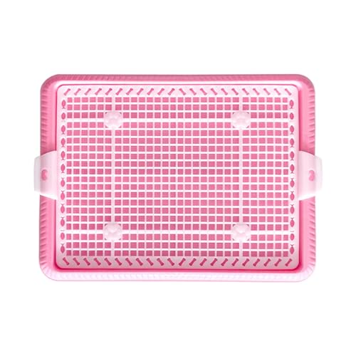 Baoblaze Mesh-Trainings-Töpfchen-Toiletten-Trainingstablett für den Innenbereich, Rutschfester Töpfchen-Trainer, Hunde-Töpfchen-Tablett für kleine Hunde, ROSA Baoblaze Mesh-Trainings-Töpfchen-Toiletten-Trainingstablett für den Innenbereich, Rutschfester Töpfchen-Trainer, Hunde-Töpfchen-Tablett für kleine Hunde, ROSA von Baoblaze