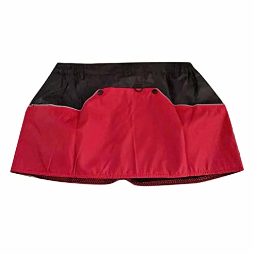 Baoblaze Professionelle Schürze für Hundetrainer, Hundetrainer-Schürze mit Mehreren Taschen und Hüftgurt, Verstellbare Hundetrainingshose, Hundehandler-Kleidung für Outdoor, Rot M 86CM von Baoblaze