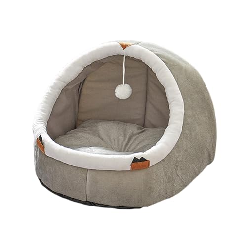 Baoblaze Niedliches Katzenbett, Haustier-, halbgeschlossen, weicher Zwinger für den Innenbereich, Schlafsofa für Haustiere, Kätzchen, Unterschlupf für, B, L Baoblaze Niedliches Katzenbett, Haustier-, halbgeschlossen, weicher Zwinger für den Innenbereich, Schlafsofa für Haustiere, Kätzchen, Unterschlupf für, B, L von Baoblaze