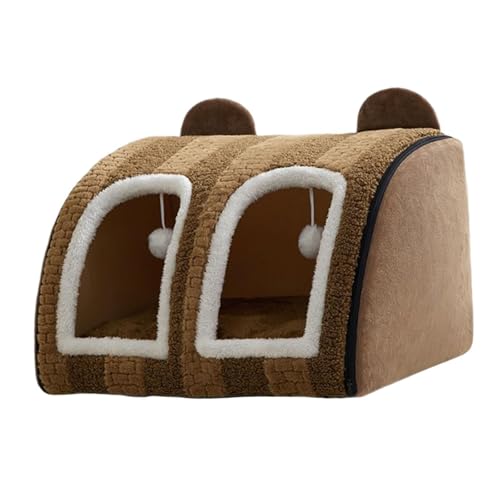 Baoblaze Niedliches Katzenhaus für Hauskatzen, süßes Katzennest als Haustier, Katzenwelpenunterschlupf, Katzenbettzelt für Kätzchen oder kleine Hunde, Baoblaze Niedliches Katzenhaus für Hauskatzen, süßes Katzennest als Haustier, Katzenwelpenunterschlupf, Katzenbettzelt für Kätzchen oder kleine Hunde, von Baoblaze