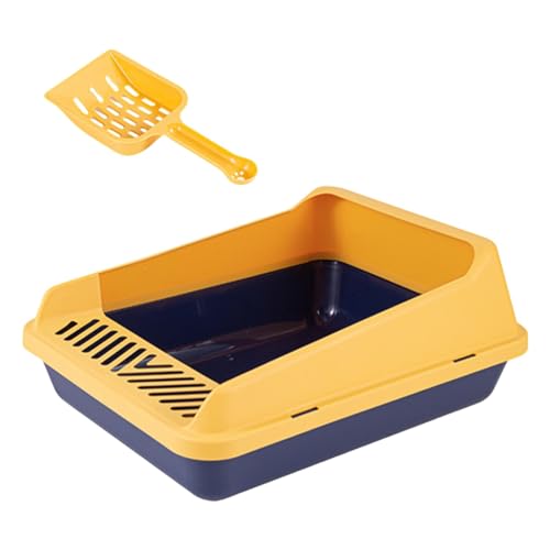 Baoblaze Oben offene Katzentoilette, Katzentoilette mit hohen Seiten und niedrigem Einstieg, Spritzschutz, Abnehmbarer Katzensandkasten, L Baoblaze Oben offene Katzentoilette, Katzentoilette mit hohen Seiten und niedrigem Einstieg, Spritzschutz, Abnehmbarer Katzensandkasten, L von Baoblaze