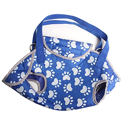 Baoblaze Pet Carrier Hundetragetasche mit Schultergurt Tragetasche Komfortable Reisetasche Katzentragetasche für kleine Hunde Outdoor Wandern Reisen, blaues S von Baoblaze