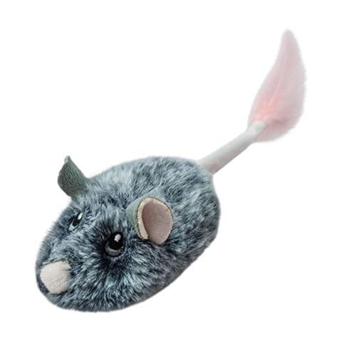 Baoblaze Quietschmäuse Katzenspielzeug Wiederaufladbare bewegliche Maus Katzenspielzeug Selbstspielendes Haustierspielzeug Geschenke Kätzchenspielzeug, grau Baoblaze Quietschmäuse Katzenspielzeug Wiederaufladbare bewegliche Maus Katzenspielzeug Selbstspielendes Haustierspielzeug Geschenke Kätzchenspielzeug, grau von Baoblaze