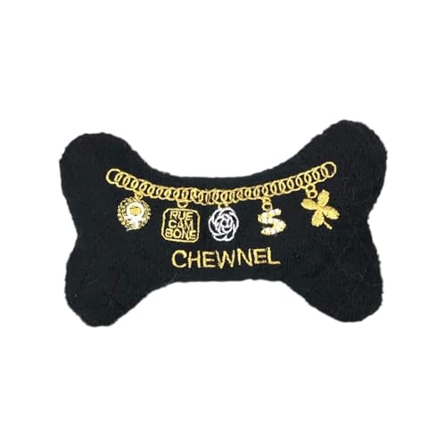 Baoblaze Quietschspielzeug aus Plüsch für Hunde, interaktives Spielzeug, Plüsch, Stimmtrainingsspielzeug für Hunde, Hundeknochenspielzeug für kleine, Schwarz Baoblaze Quietschspielzeug aus Plüsch für Hunde, interaktives Spielzeug, Plüsch, Stimmtrainingsspielzeug für Hunde, Hundeknochenspielzeug für kleine, Schwarz von Baoblaze