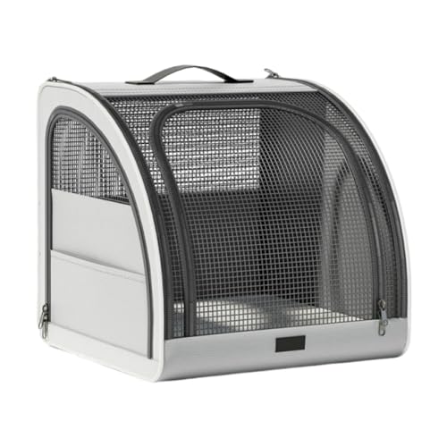 Baoblaze Reise-Tragetasche, Katzen-Rucksack, Haustier-Rucksack, Auto-Hundebett, atmungsaktiv, tragbar, multifunktional für Kätzchen und kleine Tiere, Grau Baoblaze Reise-Tragetasche, Katzen-Rucksack, Haustier-Rucksack, Auto-Hundebett, atmungsaktiv, tragbar, multifunktional für Kätzchen und kleine Tiere, Grau von Baoblaze