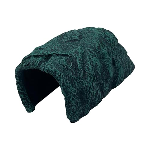 Baoblaze Reptilien -Versteckschildkröte Höhlenspiel und Rest Tank Ornament Aquarium Hideaway Rock für Reptilien Amphibien kleine Fische von Baoblaze