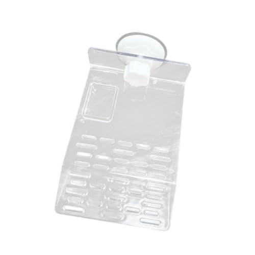 Baoblaze Schildkröten -Backen -Plattform Ornament, Aquarium -Feeder -Vorräte, Saugnapfbecher, Schildkrötenkletterplattform Reptilien Ruhestrasse Terrasse, 12x19 cm von Baoblaze