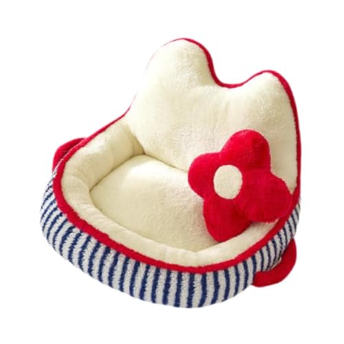 Baoblaze Schlafsofa für Haustiere, Katzenbett, weiches, warmes Nickerchen-Haus für den Innenbereich, Katzensofa für Welpen, Kätzchen, Katzen, Chihuahua, Gelbgrüne Streifen Baoblaze Schlafsofa für Haustiere, Katzenbett, weiches, warmes Nickerchen-Haus für den Innenbereich, Katzensofa für Welpen, Kätzchen, Katzen, Chihuahua, Gelbgrüne Streifen von Baoblaze