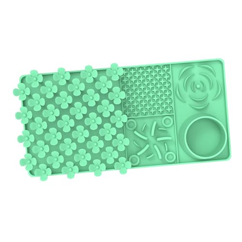Baoblaze Silikonmatte zum langsamen Füttern und, Geruchstraining, interaktives Hundespielzeug, Schnüffelmatte für Hunde, für Heimtierbedarf, Welpen, GrÜn Baoblaze Silikonmatte zum langsamen Füttern und, Geruchstraining, interaktives Hundespielzeug, Schnüffelmatte für Hunde, für Heimtierbedarf, Welpen, GrÜn von Baoblaze