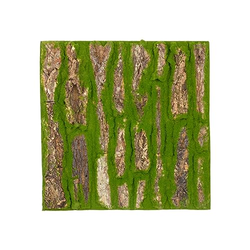 Baoblaze Simulation Rinde Abdeckung Künstliche Rinde Mehrzweck Reptilien Kork Rinde Hintergrund Tragbare Lebensechte für Wasser Rohr Outdoor Indoor Garten, 50 cm x 50 cm von Baoblaze