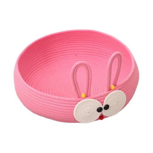Baoblaze Spielzeugkorb für Haustiere, süßes Katzennest, tragbar, süßes Sommer-Hundekühlbett, kreisförmiges kleines Hunde-/Katzennest für kleine Hunde, ROSA Baoblaze Spielzeugkorb für Haustiere, süßes Katzennest, tragbar, süßes Sommer-Hundekühlbett, kreisförmiges kleines Hunde-/Katzennest für kleine Hunde, ROSA von Baoblaze