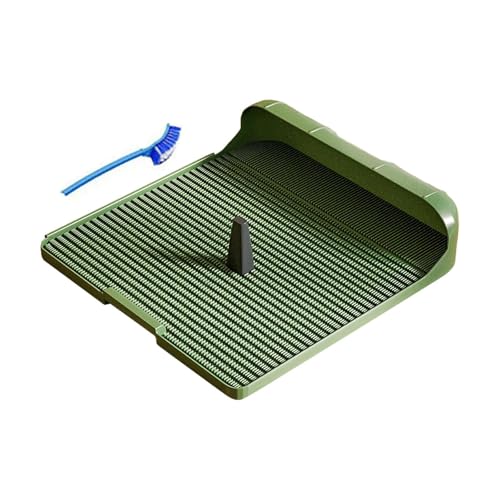 Baoblaze Töpfchen für Hunde, Hundetrainingstöpfchen mit Pfosten, hält Pfoten und Böden sauber, Wiederverwendbare Netzgitter, Toilette, Katzentoilette für den, Greeb M Baoblaze Töpfchen für Hunde, Hundetrainingstöpfchen mit Pfosten, hält Pfoten und Böden sauber, Wiederverwendbare Netzgitter, Toilette, Katzentoilette für den, Greeb M von Baoblaze