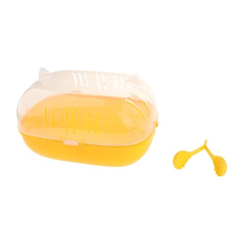 Baoblaze Tragbarer Hamster Käfig Kleiner Tier im Freien große komfortable transparente, atmungsaktiv für Mäuse Meerschweinchen Igel Frettchen, Einzelkäfig von Baoblaze