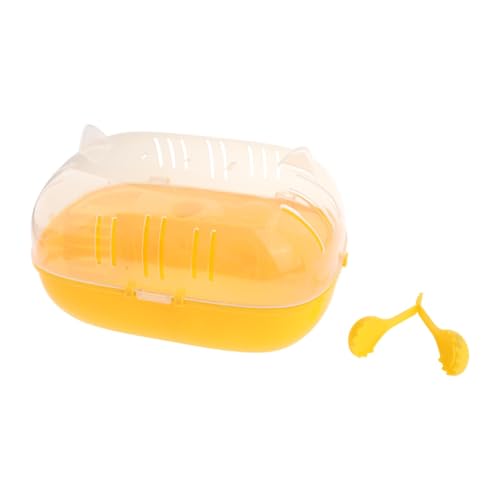 Baoblaze Tragbarer Hamster Käfig Kleiner Tier im Freien große komfortable transparente, atmungsaktiv für Mäuse Meerschweinchen Igel Frettchen, mit Plattform von Baoblaze