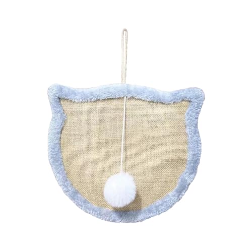 Baoblaze Tür-Katzenkratzmatte mit interaktivem Ball, Haustier-Geschenk, langlebig, schützende Möbel, Teppich, Sisalseil, niedliche Hängematte zum Spielen, Katzenkopf Baoblaze Tür-Katzenkratzmatte mit interaktivem Ball, Haustier-Geschenk, langlebig, schützende Möbel, Teppich, Sisalseil, niedliche Hängematte zum Spielen, Katzenkopf von Baoblaze